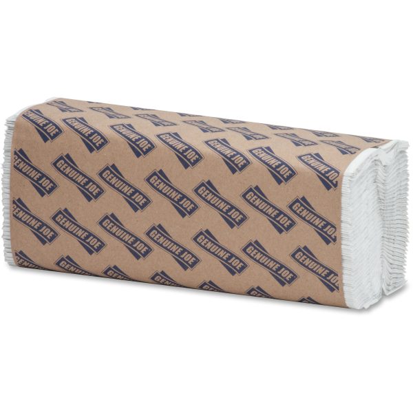 Genuine Joe C-Fold Paper Towels - 1 Ply - C-fold - 13  x 10  - White - Absorbent, Embossed - For Washroom, Restroom, Public Facilities - 200 Per Pack - 12   Carton Online - Image 3